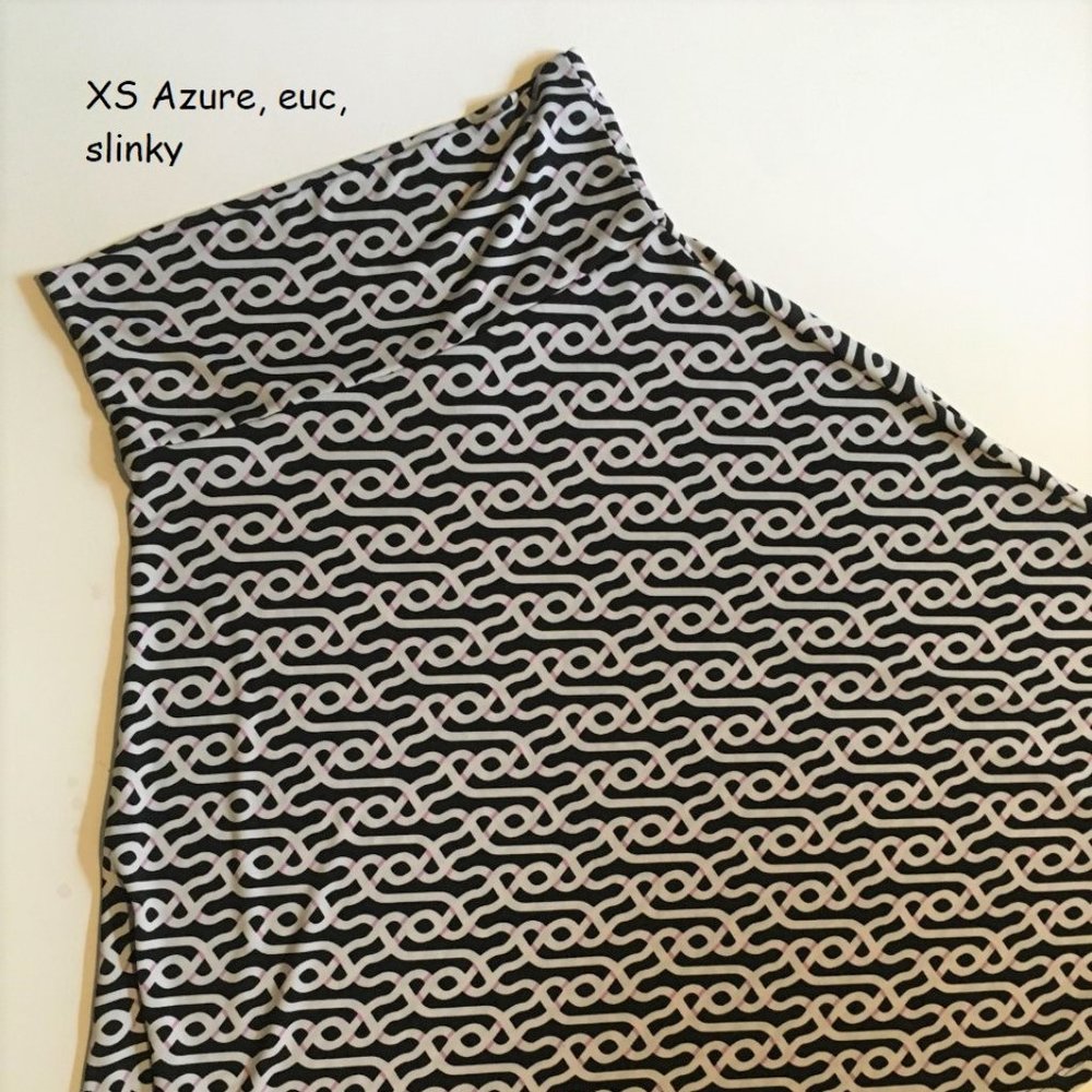 XS Lularoe Azure a-line skirt